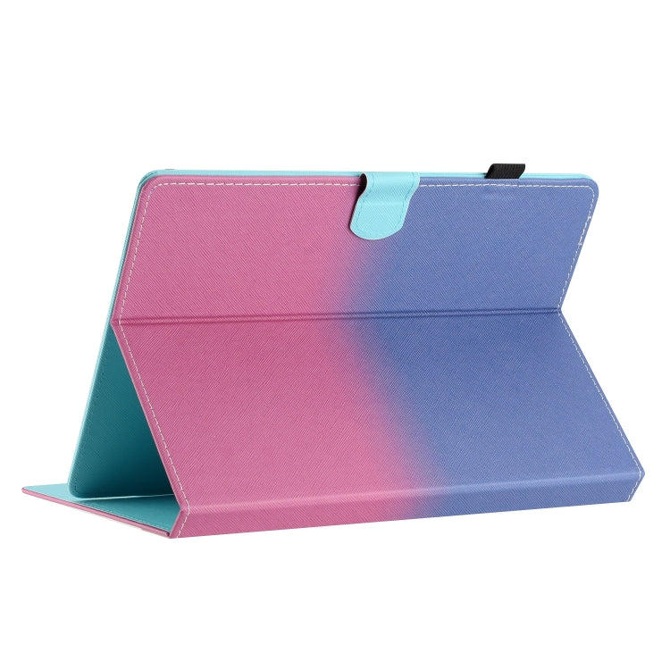 For 10 inch Universal Stitching Gradient Leather Tablet Case