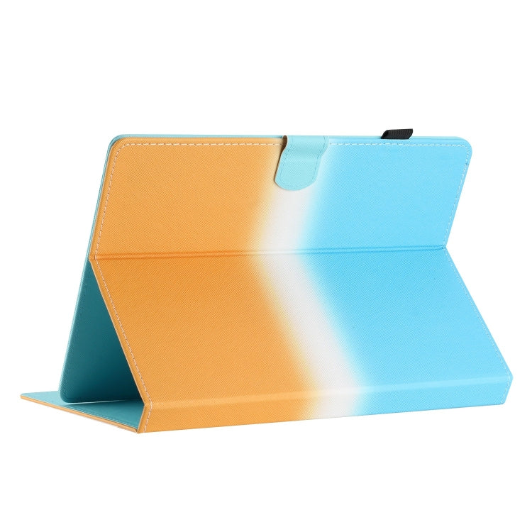 For 10 inch Universal Stitching Gradient Leather Tablet Case