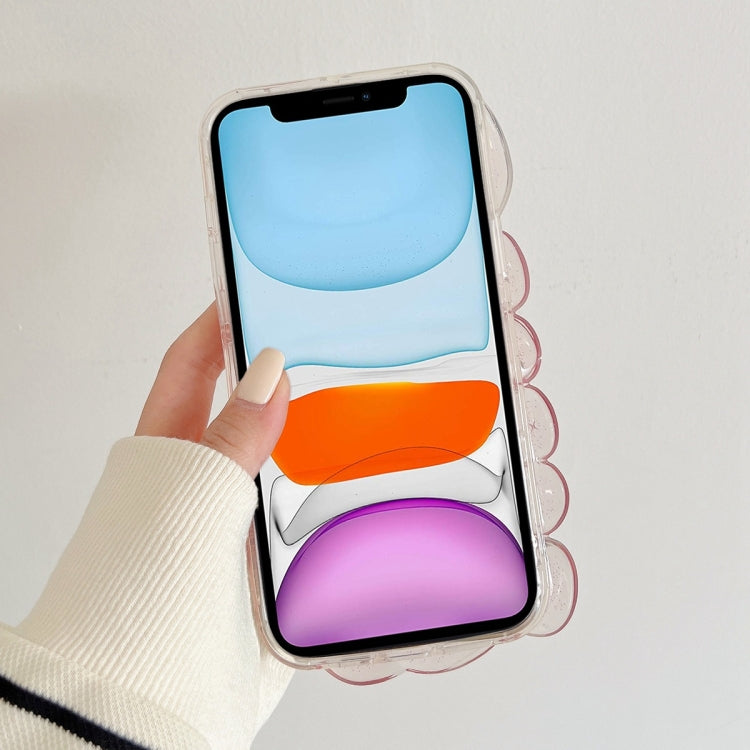 For iPhone 11 Glitter Shell Texture Epoxy TPU Phone Case