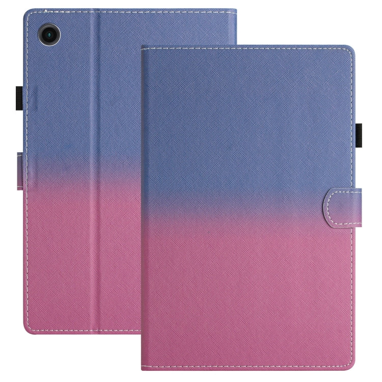For Samsung Galaxy Tab A7 2020 T500 / T505 Stitching Gradient Leather Tablet Case