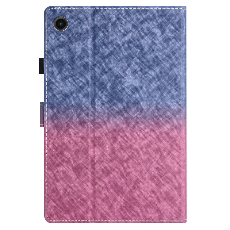 For Samsung Galaxy Tab A7 2020 T500 / T505 Stitching Gradient Leather Tablet Case