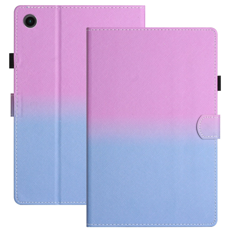 For Samsung Galaxy Tab A7 2020 T500 / T505 Stitching Gradient Leather Tablet Case