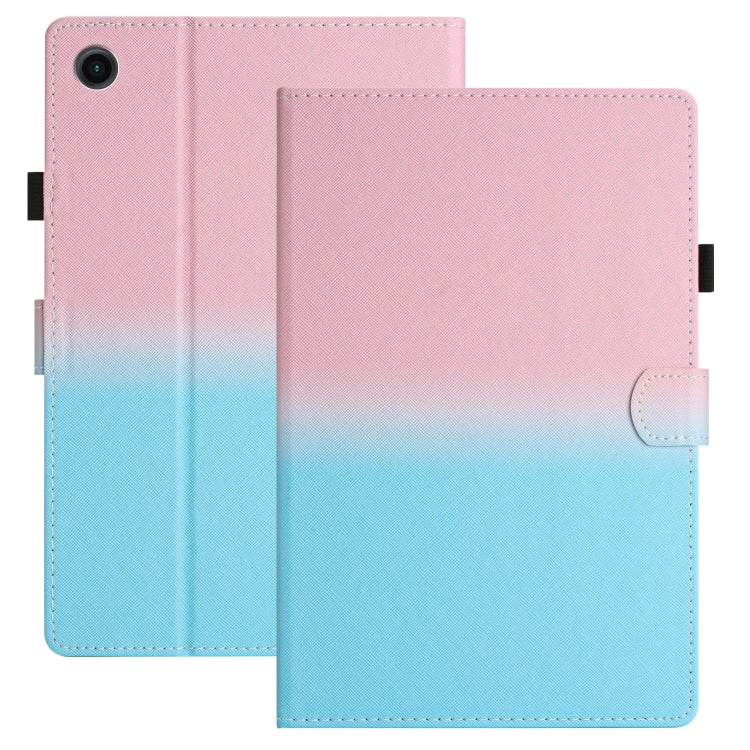 For Samsung Galaxy Tab A7 2020 T500 / T505 Stitching Gradient Leather Tablet Case