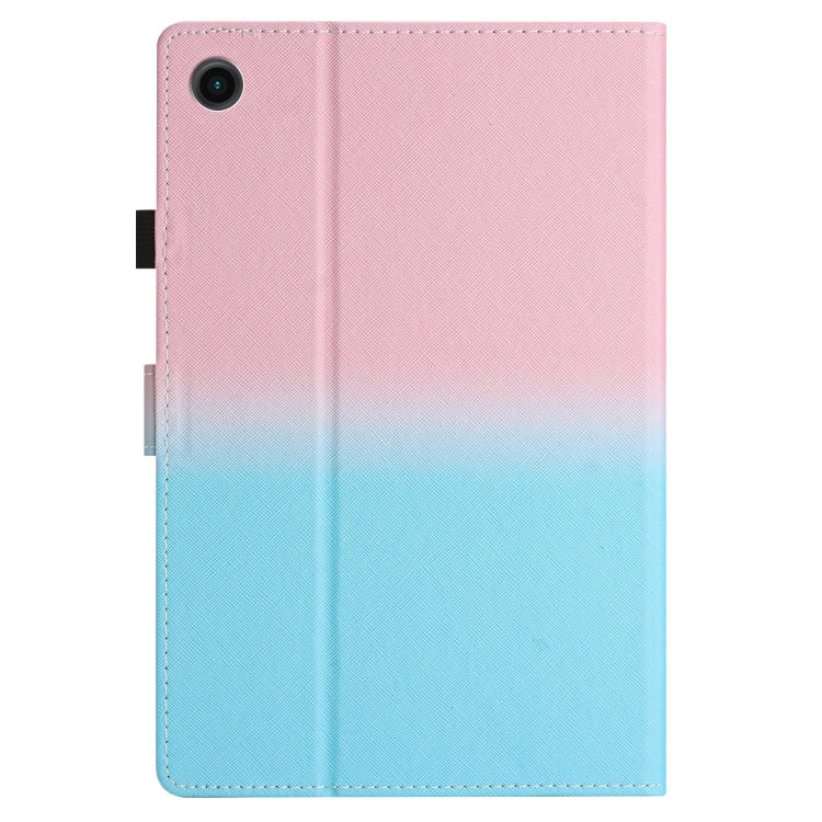 For Samsung Galaxy Tab A7 2020 T500 / T505 Stitching Gradient Leather Tablet Case