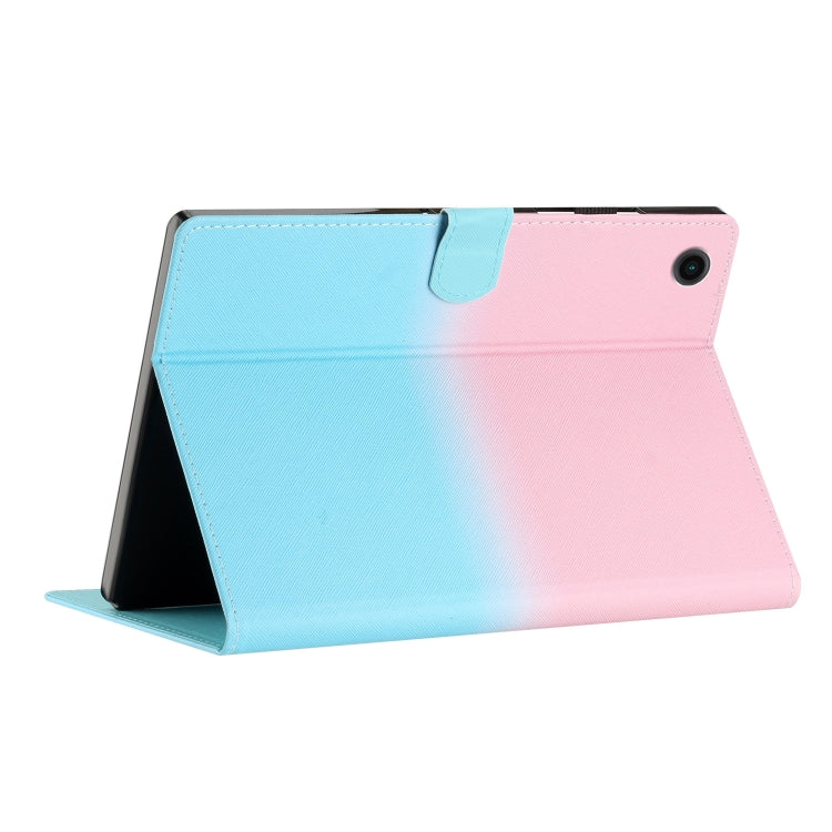 For Samsung Galaxy Tab A7 2020 T500 / T505 Stitching Gradient Leather Tablet Case