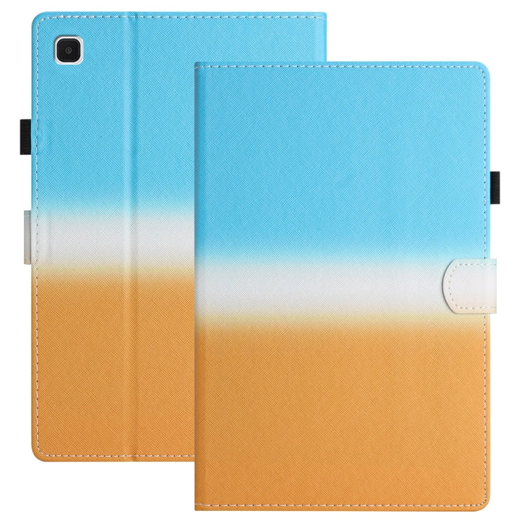 For Samsung Galaxy Tab S6 Lite SM-P610 Stitching Gradient Leather Tablet Case