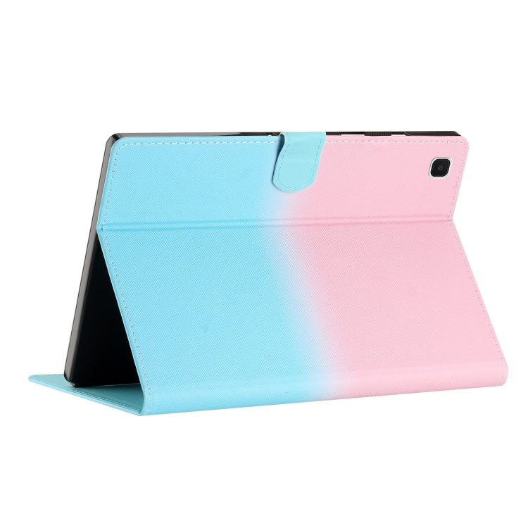 For Samsung Galaxy Tab S6 Lite SM-P610 Stitching Gradient Leather Tablet Case