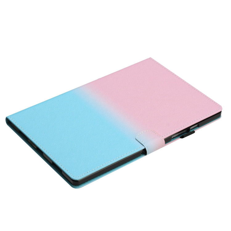 For Samsung Galaxy Tab S6 Lite SM-P610 Stitching Gradient Leather Tablet Case
