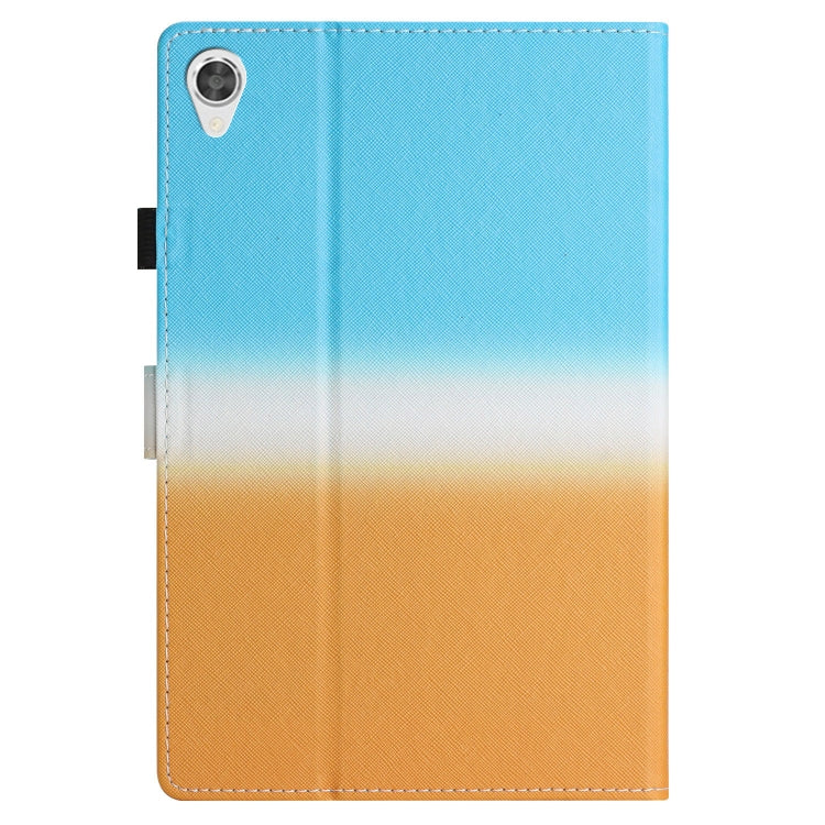 For Lenovo Tab M10 HD Gen 2 Stitching Gradient Leather Tablet Case