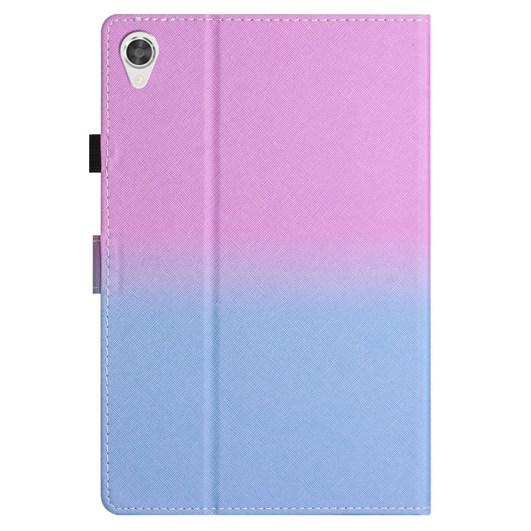 For Lenovo Tab M10 HD Gen 2 Stitching Gradient Leather Tablet Case