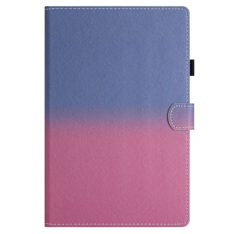 For Lenovo M10 Plus Stitching Gradient Leather Tablet Case