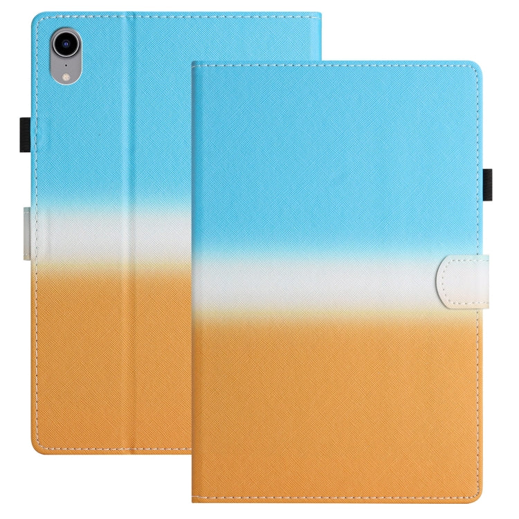 For iPad 10th Gen 10.9 2022 Stitching Gradient Leather Tablet Case