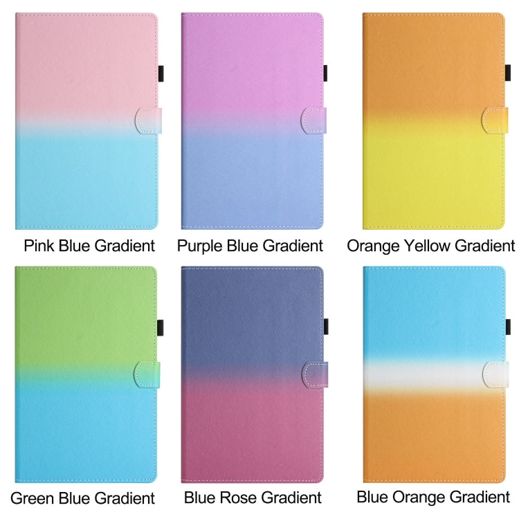 For iPad 10th Gen 10.9 2022 Stitching Gradient Leather Tablet Case