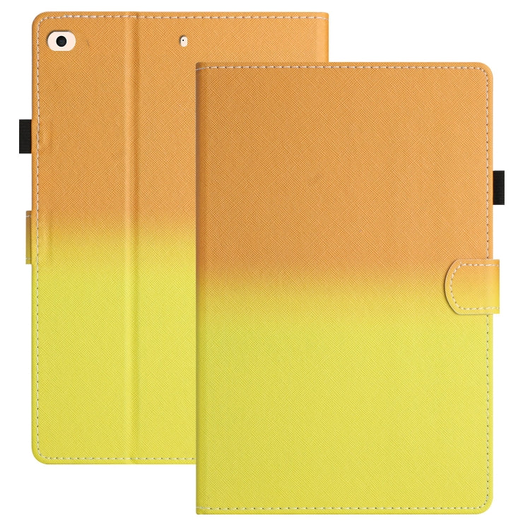 For iPad 9.7 2018/2017 / Air 2 / Air Stitching Gradient Leather Tablet Case