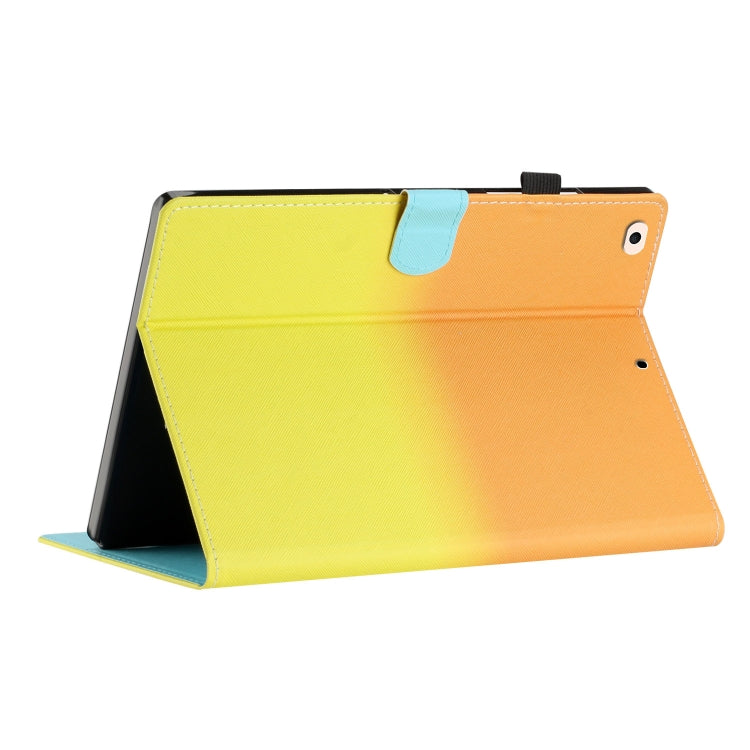For iPad 9.7 2018/2017 / Air 2 / Air Stitching Gradient Leather Tablet Case