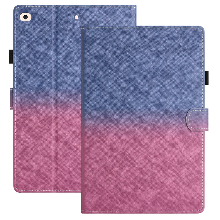 For iPad 9.7 2018/2017 / Air 2 / Air Stitching Gradient Leather Tablet Case