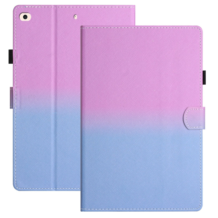 For iPad 9.7 2018/2017 / Air 2 / Air Stitching Gradient Leather Tablet Case