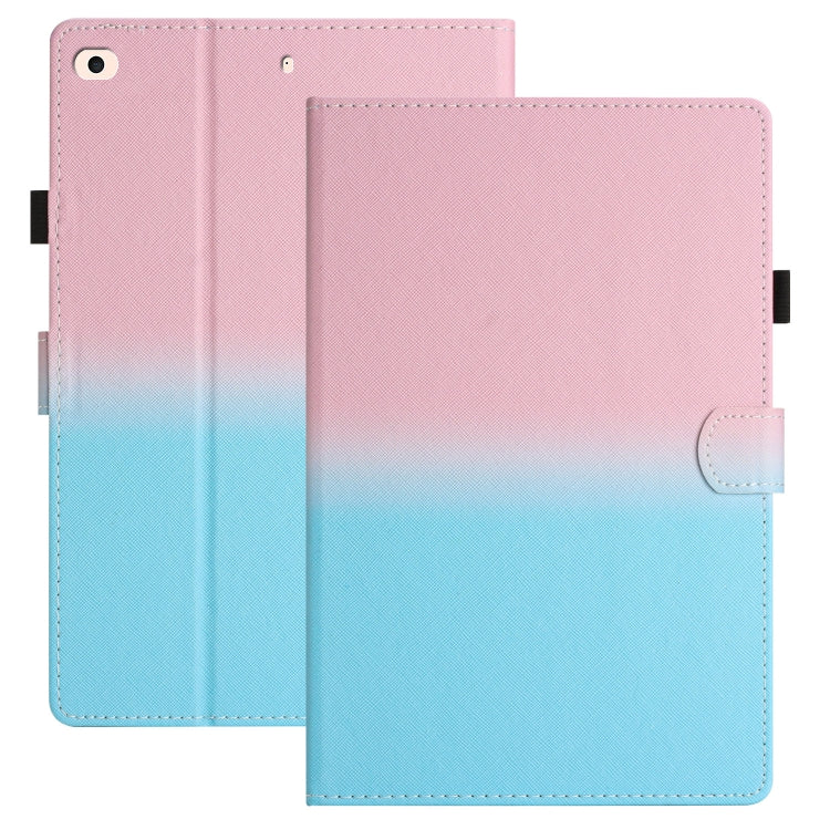 For iPad 9.7 2018/2017 / Air 2 / Air Stitching Gradient Leather Tablet Case