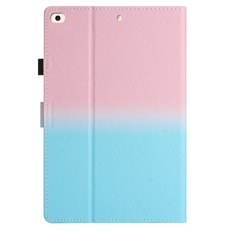 For iPad 9.7 2018/2017 / Air 2 / Air Stitching Gradient Leather Tablet Case