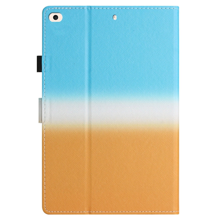For iPad mini 5 / 4 / 3 / 2 / 1 Stitching Gradient Leather Tablet Case