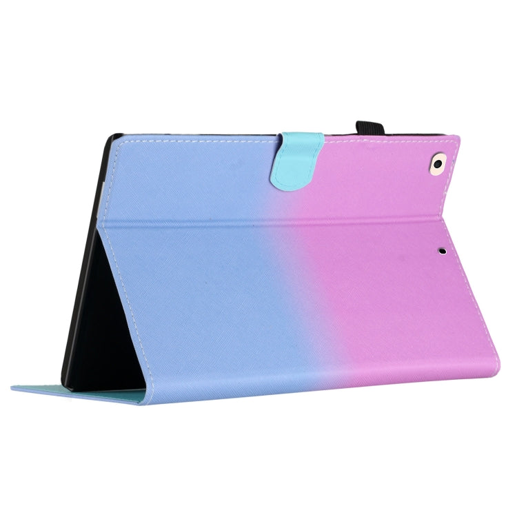 For iPad mini 5 / 4 / 3 / 2 / 1 Stitching Gradient Leather Tablet Case
