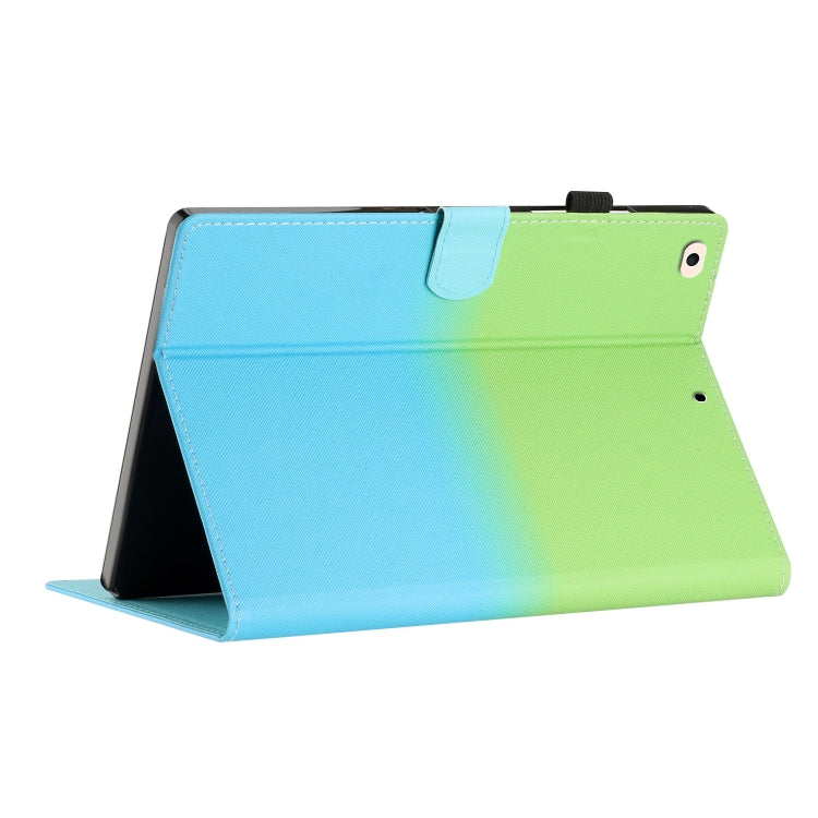 For iPad mini 5 / 4 / 3 / 2 / 1 Stitching Gradient Leather Tablet Case