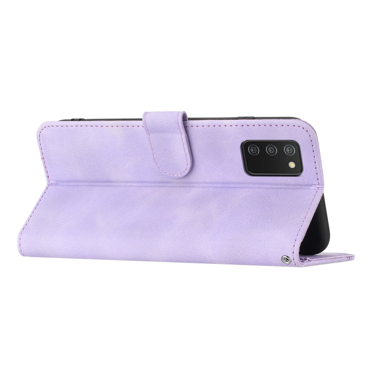 For Samsung Galaxy A02s 164mm Heart Pattern Skin Feel Leather Phone Case