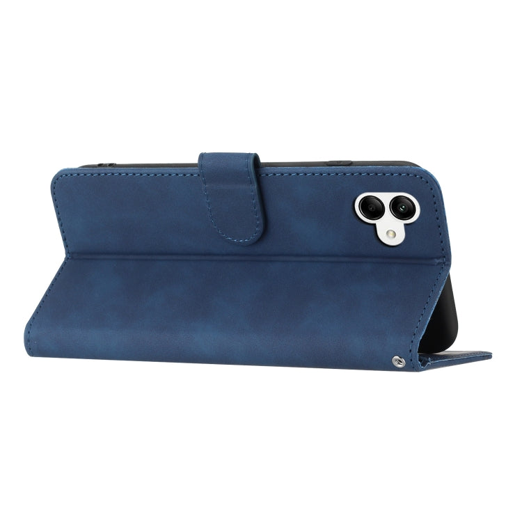For Samsung Galaxy A04e Heart Pattern Skin Feel Leather Phone Case