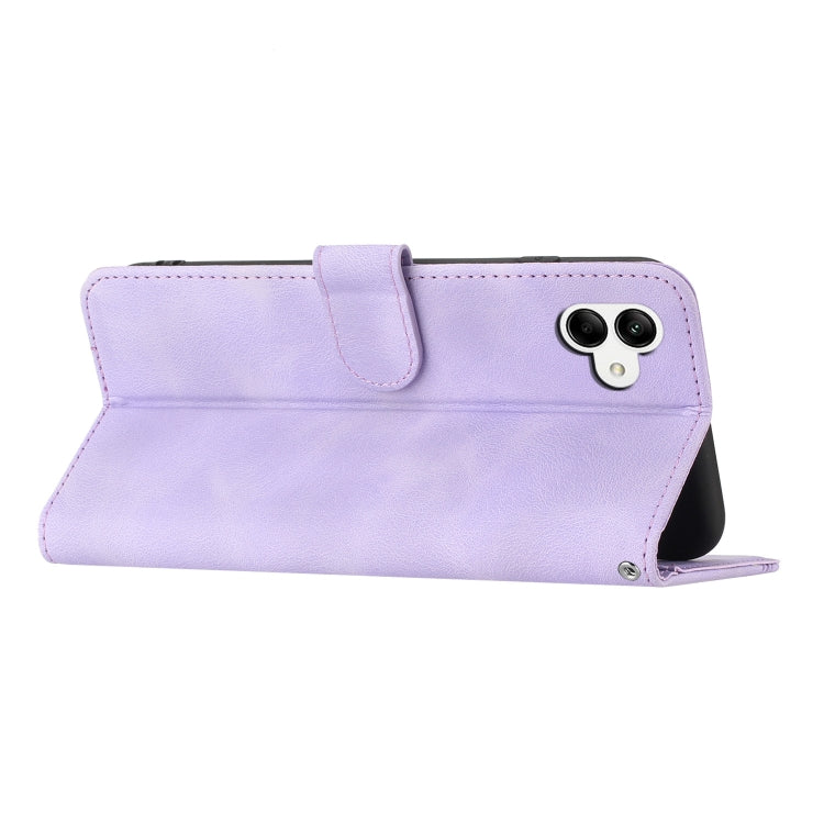 For Samsung Galaxy A04e Heart Pattern Skin Feel Leather Phone Case