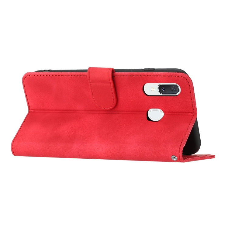 For Samsung Galaxy A20/A30 Heart Pattern Skin Feel Leather Phone Case