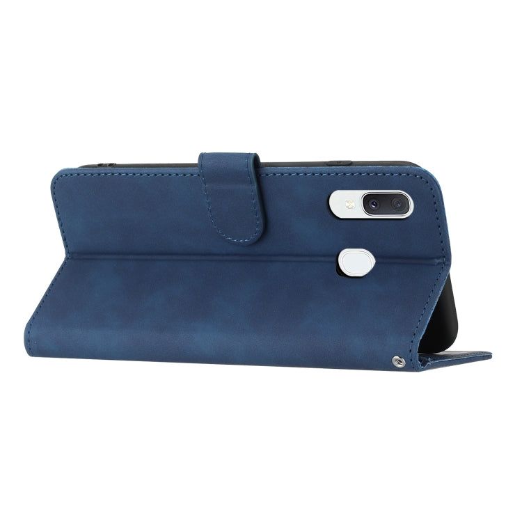 For Samsung Galaxy A20/A30 Heart Pattern Skin Feel Leather Phone Case