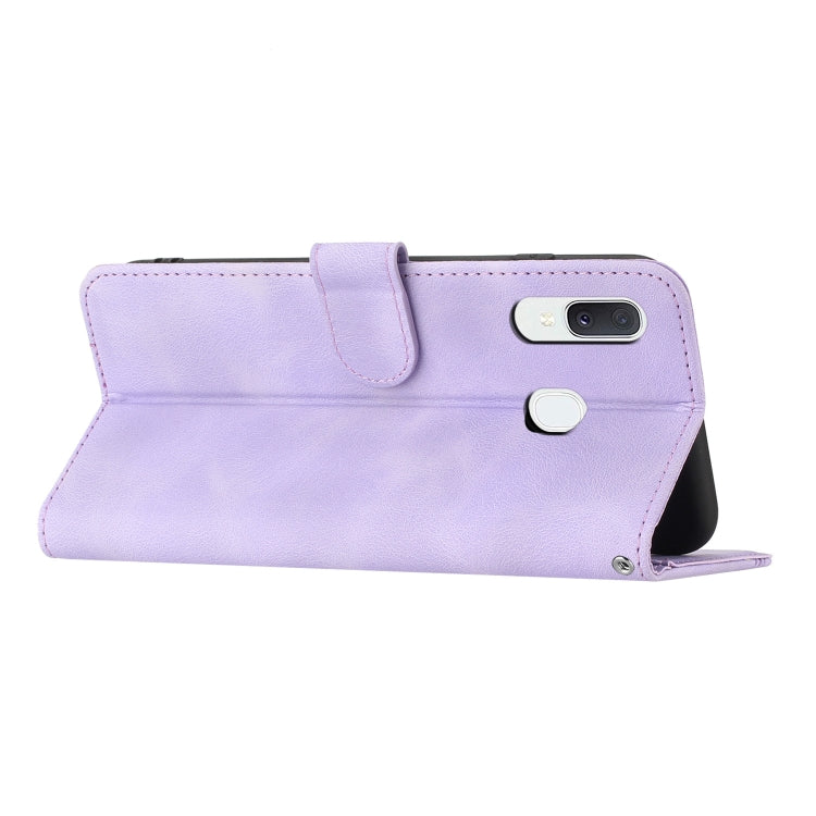 For Samsung Galaxy A20/A30 Heart Pattern Skin Feel Leather Phone Case