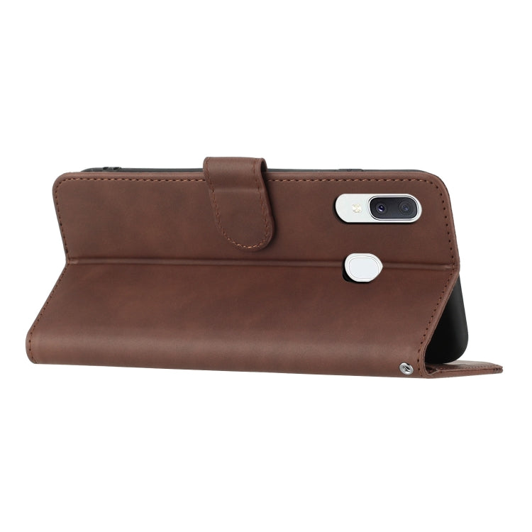 For Samsung Galaxy A20/A30 Heart Pattern Skin Feel Leather Phone Case