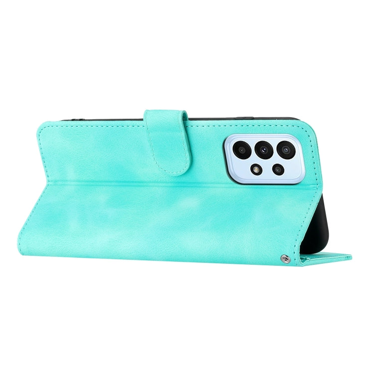 For Samsung Galaxy A33 5G Heart Pattern Skin Feel Leather Phone Case