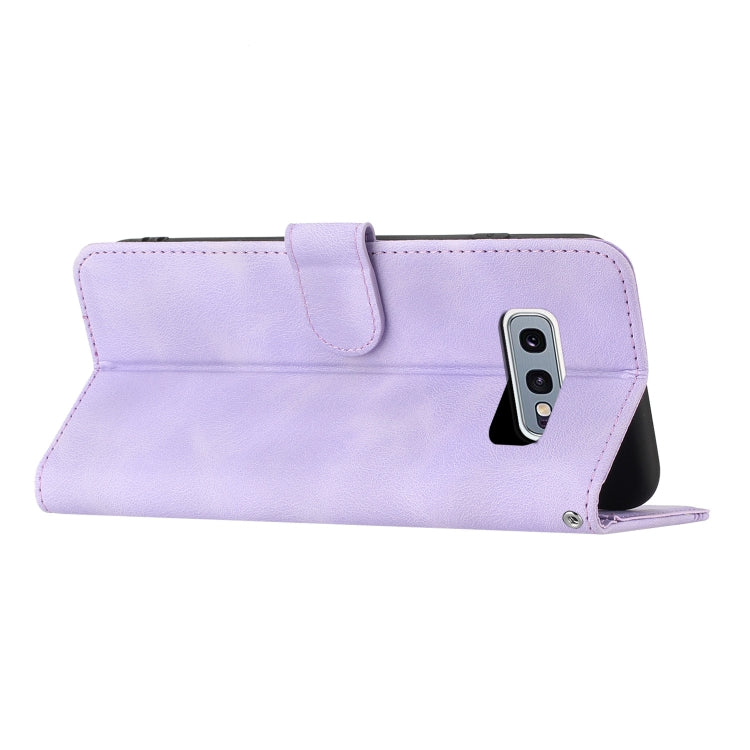 For Samsung Galaxy S10e Heart Pattern Skin Feel Leather Phone Case