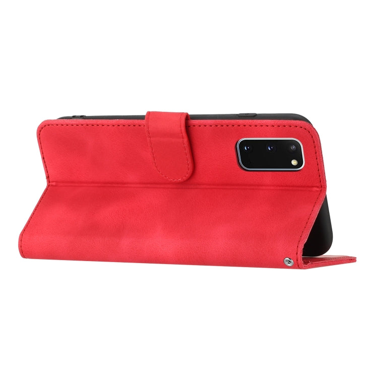 For Samsung Galaxy S20 Heart Pattern Skin Feel Leather Phone Case