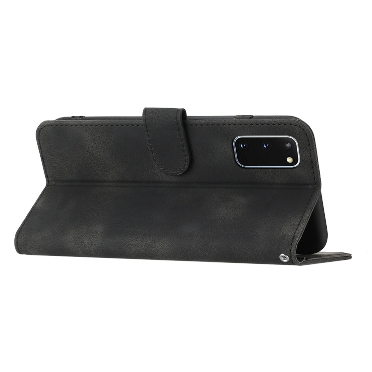 For Samsung Galaxy S20 Heart Pattern Skin Feel Leather Phone Case