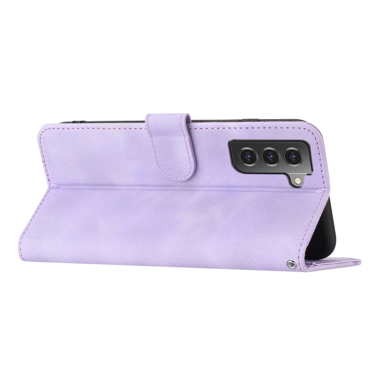 For Samsung Galaxy S21 5G Heart Pattern Skin Feel Leather Phone Case