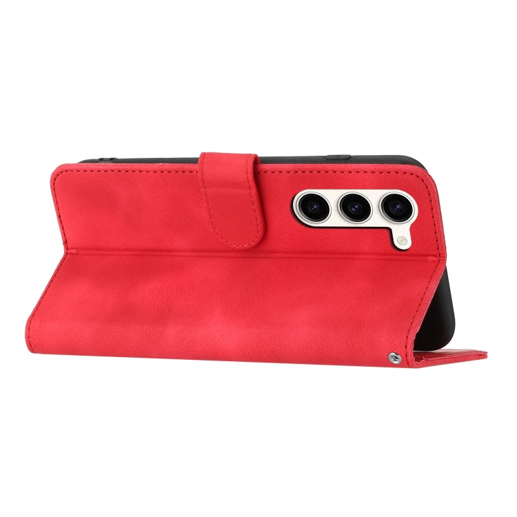 For Samsung Galaxy S23 5G Heart Pattern Skin Feel Leather Phone Case