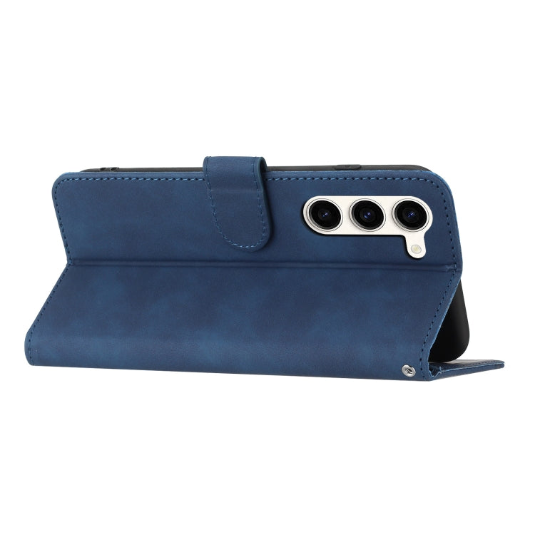 For Samsung Galaxy S23 5G Heart Pattern Skin Feel Leather Phone Case