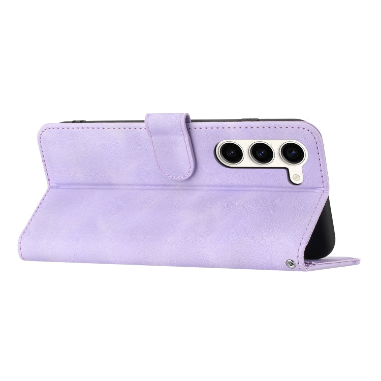For Samsung Galaxy S23 5G Heart Pattern Skin Feel Leather Phone Case