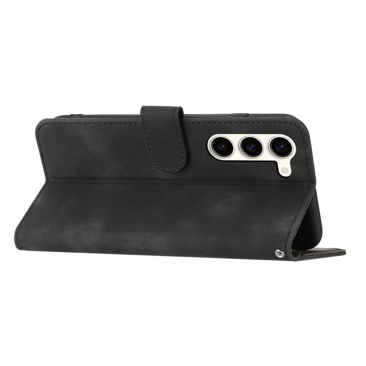 For Samsung Galaxy S23 5G Heart Pattern Skin Feel Leather Phone Case
