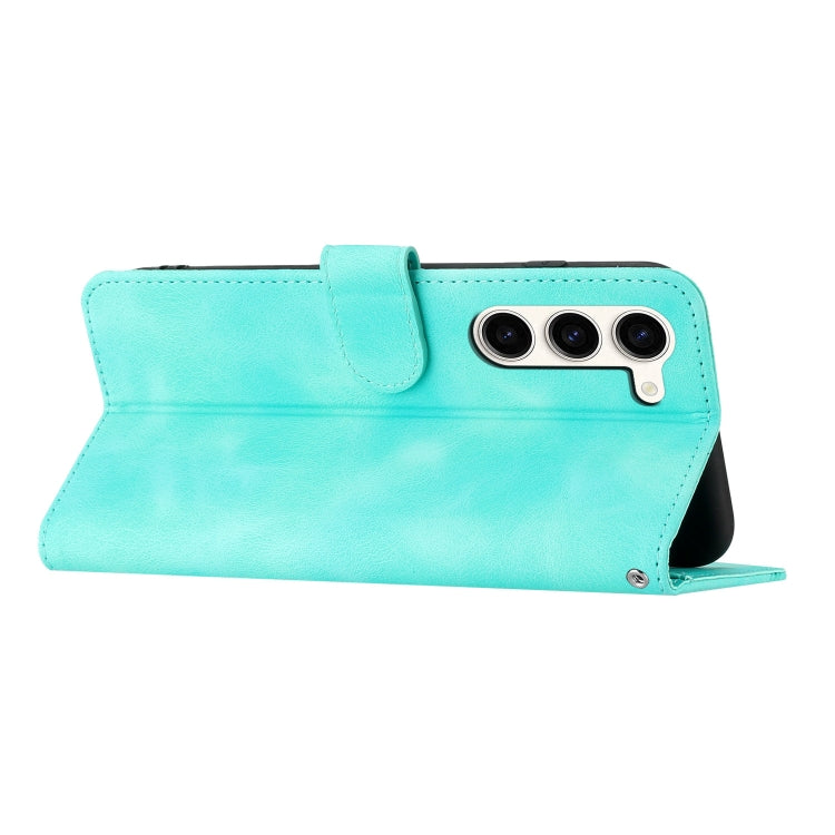 For Samsung Galaxy S23 5G Heart Pattern Skin Feel Leather Phone Case