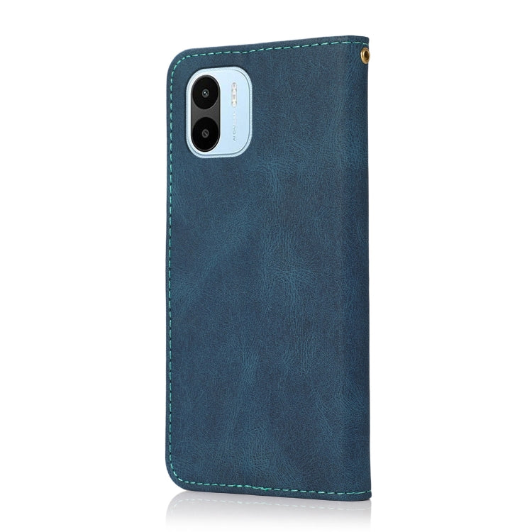 For Xiaomi Redmi A1 Dual-color Stitching Leather Phone Case