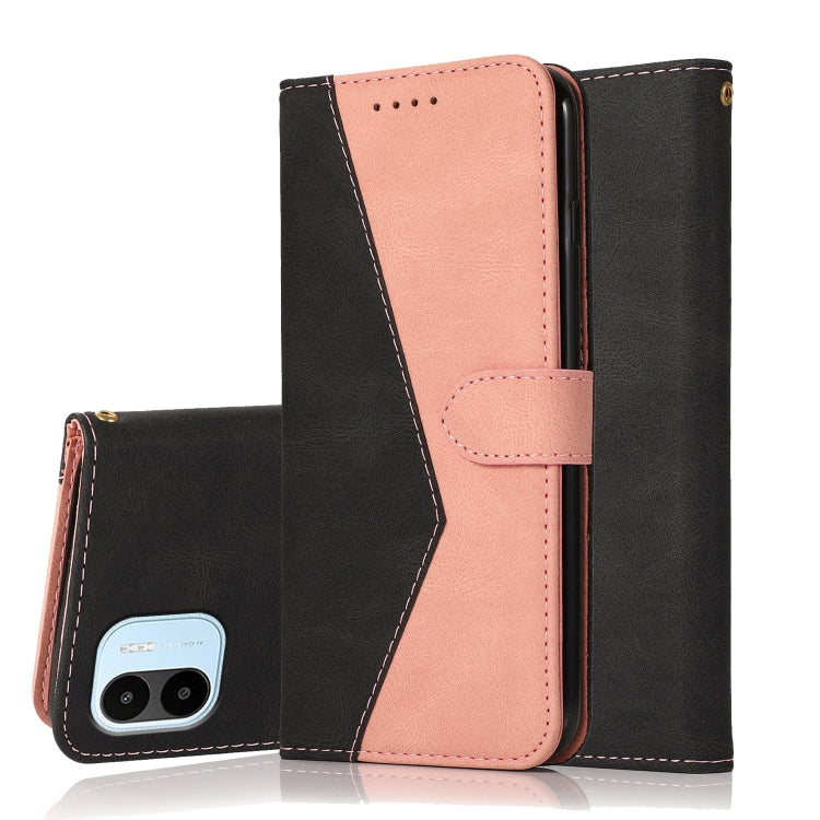 For Xiaomi Redmi A1 Dual-color Stitching Leather Phone Case