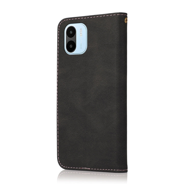 For Xiaomi Redmi A1 Dual-color Stitching Leather Phone Case