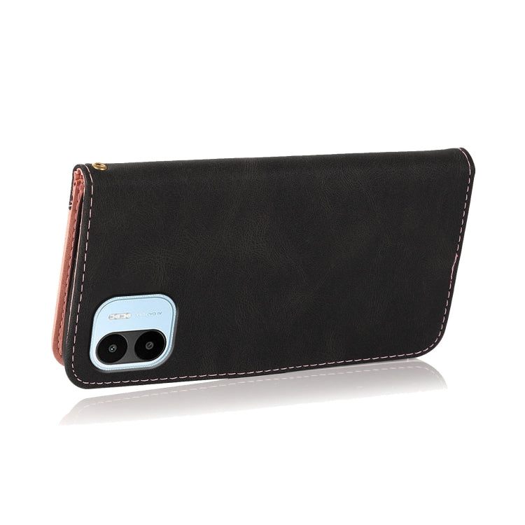 For Xiaomi Redmi A1 Dual-color Stitching Leather Phone Case