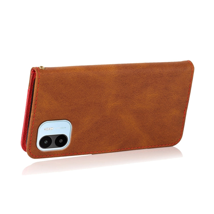 For Xiaomi Redmi A1 Dual-color Stitching Leather Phone Case
