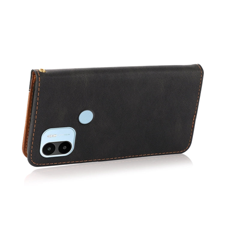 For Xiaomi Redmi A1+ Dual-color Stitching Leather Phone Case