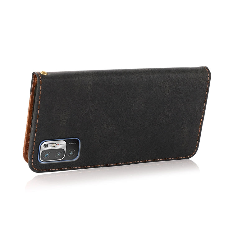 For Xiaomi Redmi Note 10 5G Dual-color Stitching Leather Phone Case